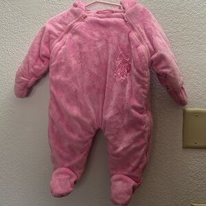 Polo pink snow suit